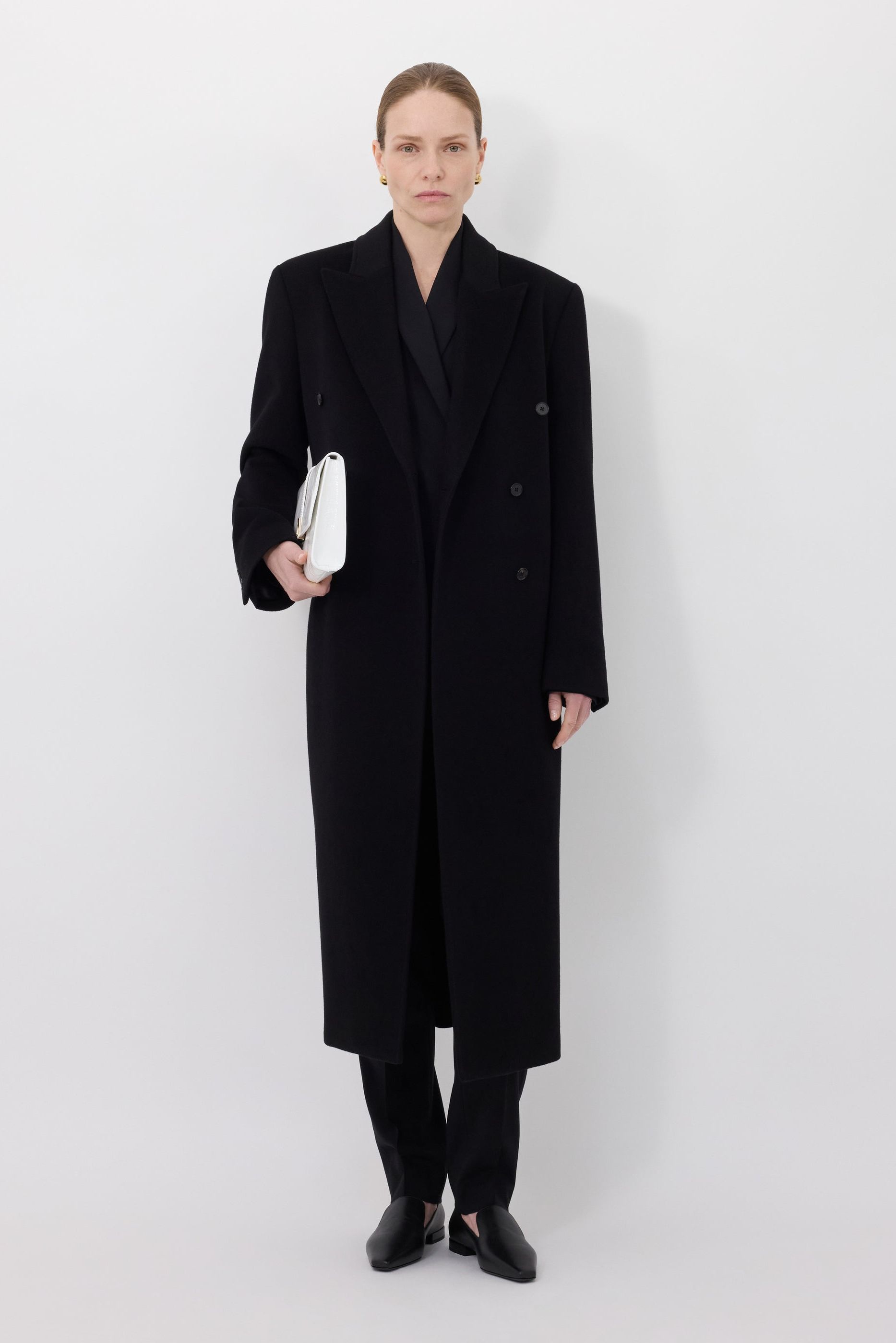 Rosco Double Breasted Long Coat - 34