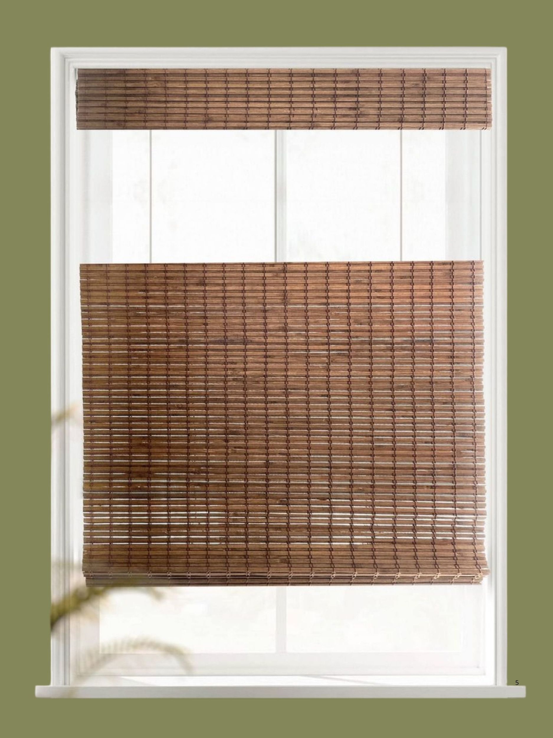 MOOD, Top Down Bottom Up Cordless Bamboo Shades