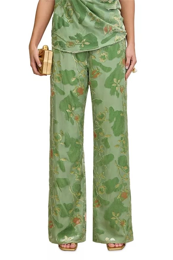 Cult GaiaStacie Silk Embroidered Pants