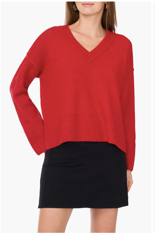 Vince Camuto, High-Low V-Neck Sweater (Was $79)