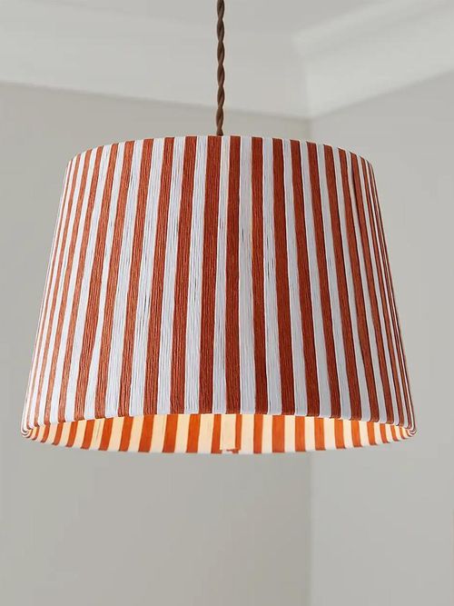 Suzie Striped Easy Fit Tapered Lamp Shade