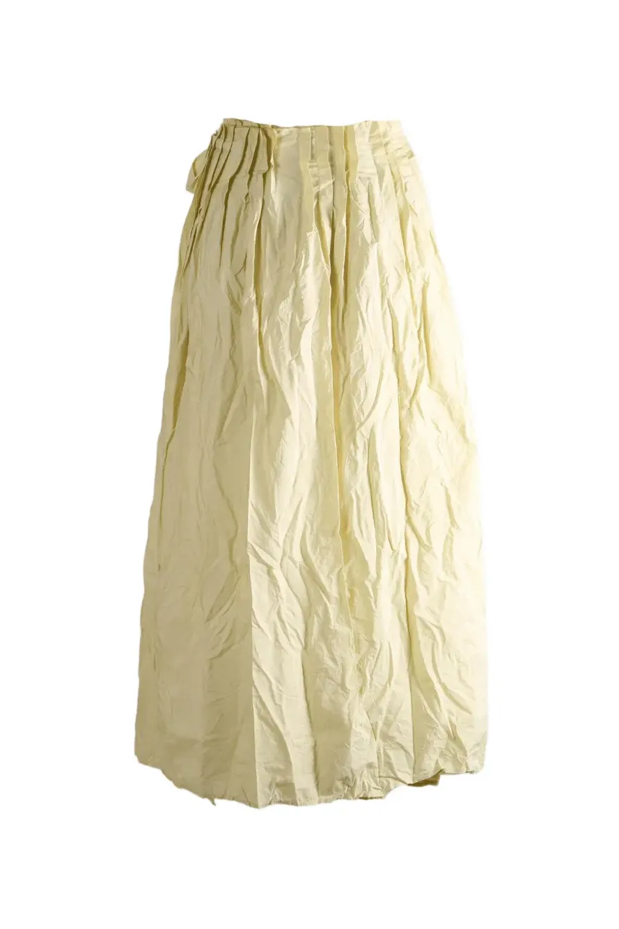 Daniela Gregis Crinkled-Effect Maxi Skirt | One Size