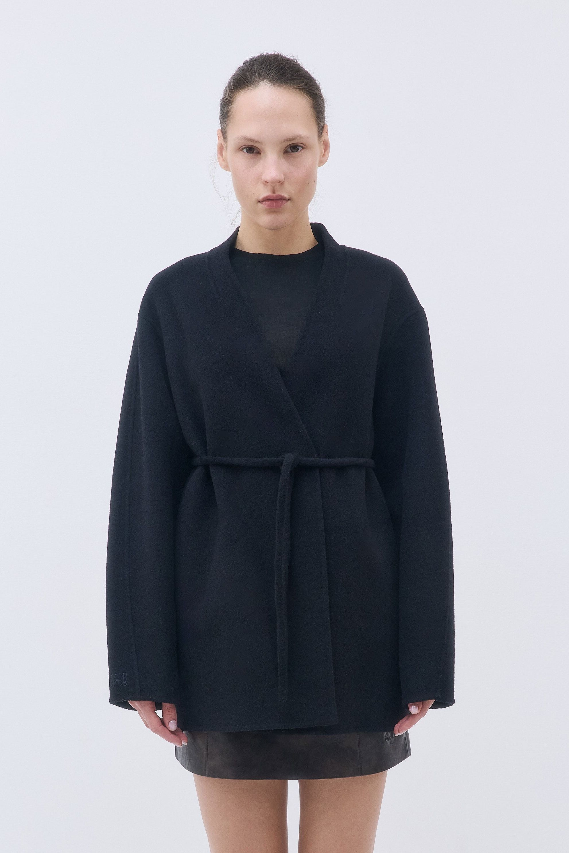 D&amp;eacute; Rococo, Double Wool Wrap Coat