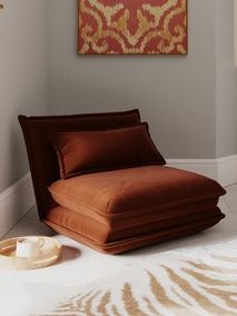 Jackson Velvet Foldable Single Sofa Bed