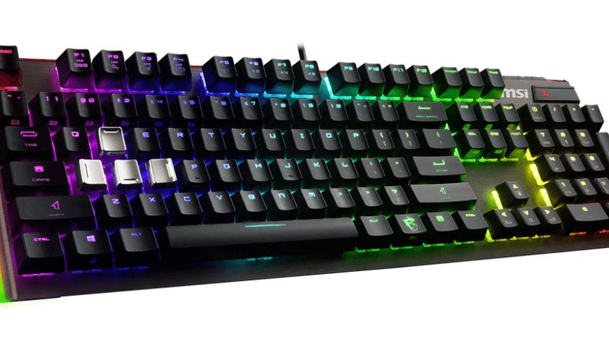 MSI launches a pair of RGB mechanical keyboards with extra keycaps
