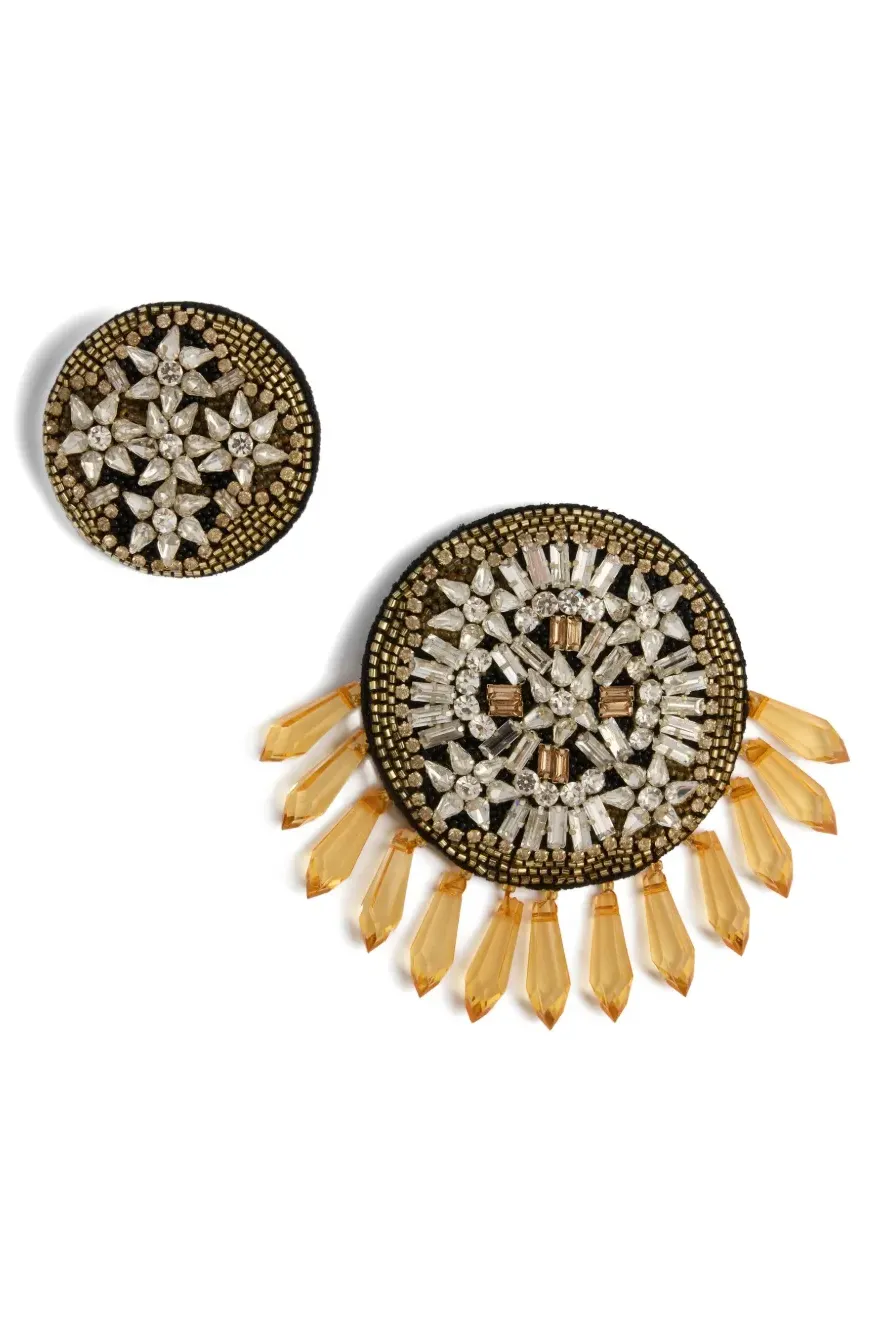 La Doublej Beads-Embroidery Pins Set | One Size