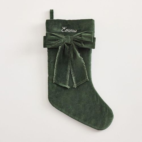 Classic Velvet Bow Stockings