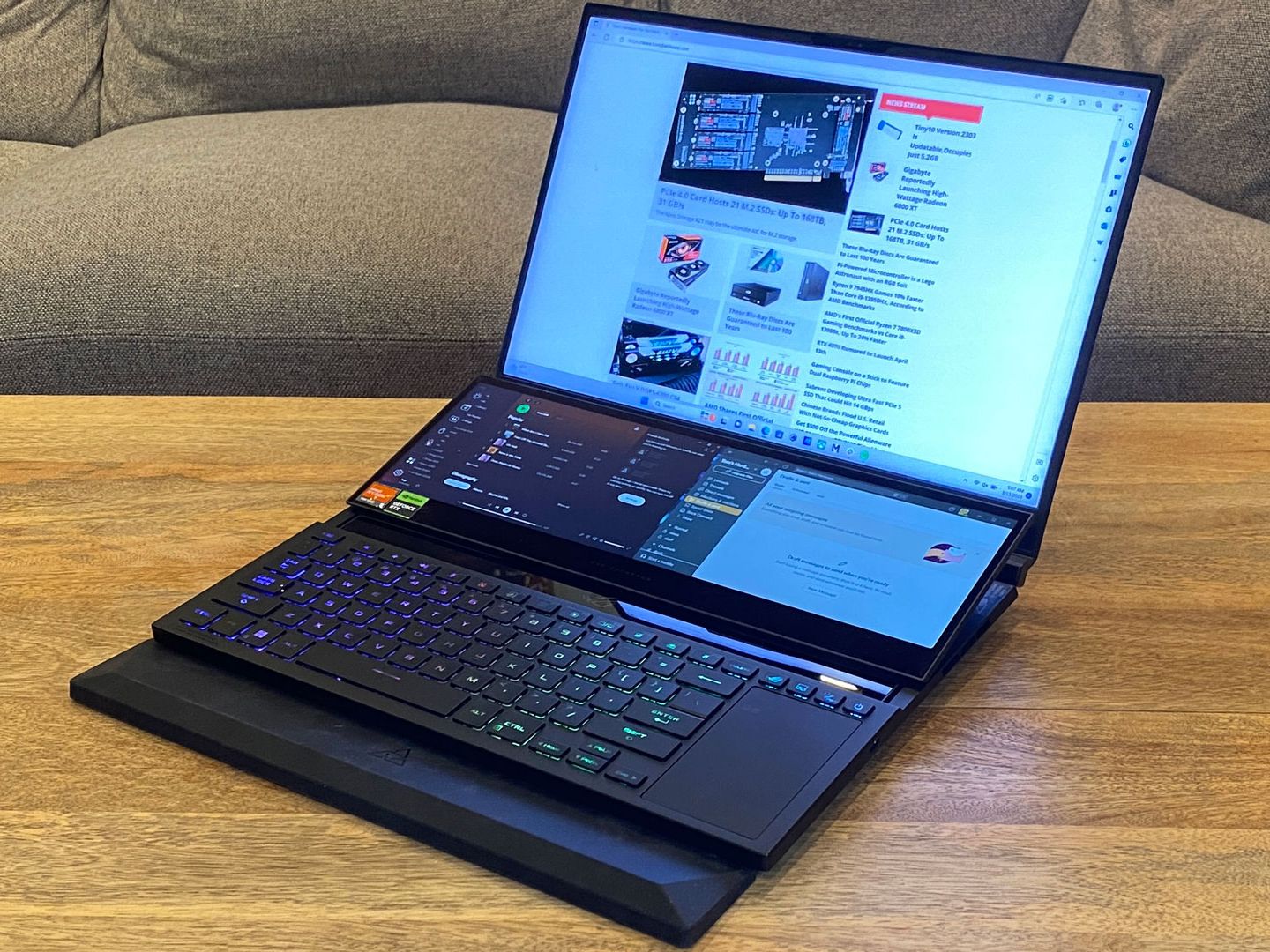 Asus ROG Zephyrus Duo 16 Review: Dragon Range Meets RTX 4090