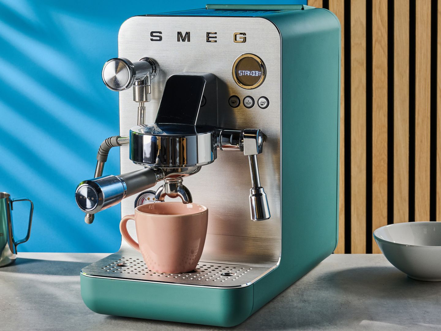 Smeg EMC02 Mini Pro Manual Espresso Machine review | Tom's Guide