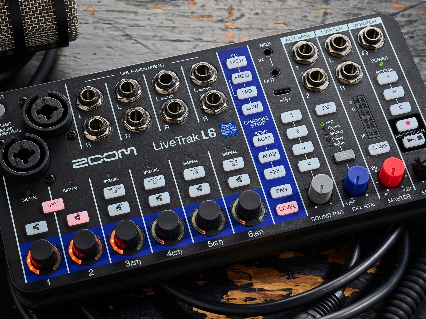 ZOOM LiveTrak L6 とERL-6 Zoom LiveTrak L6 6 Channel Digital Mixer / Recorder | Reverb