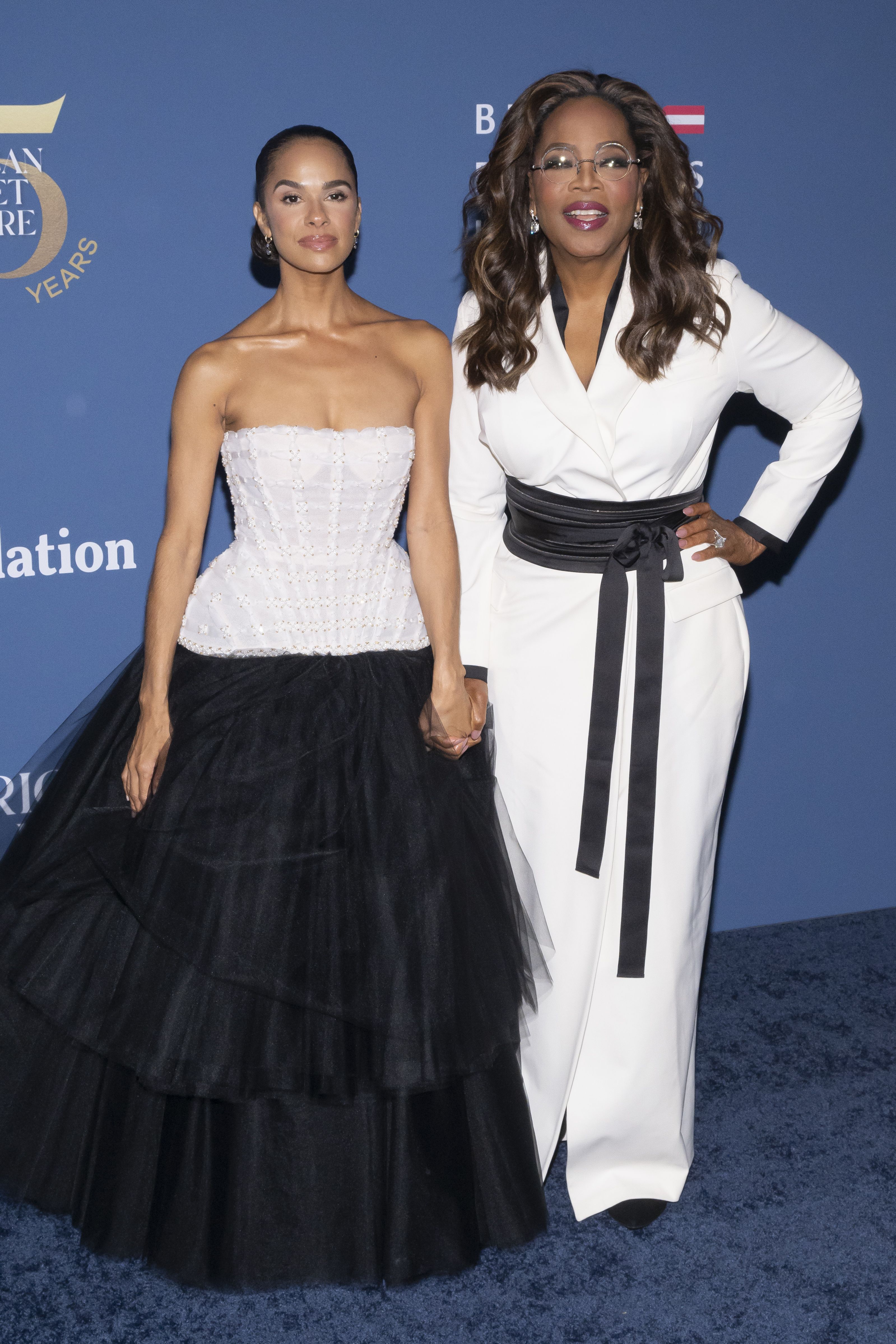 Misty Copeland and Oprah Winfrey attend the American Ballet Theatre Fall Gala at David Geffen Hall on October 22, 2025 in New York City.