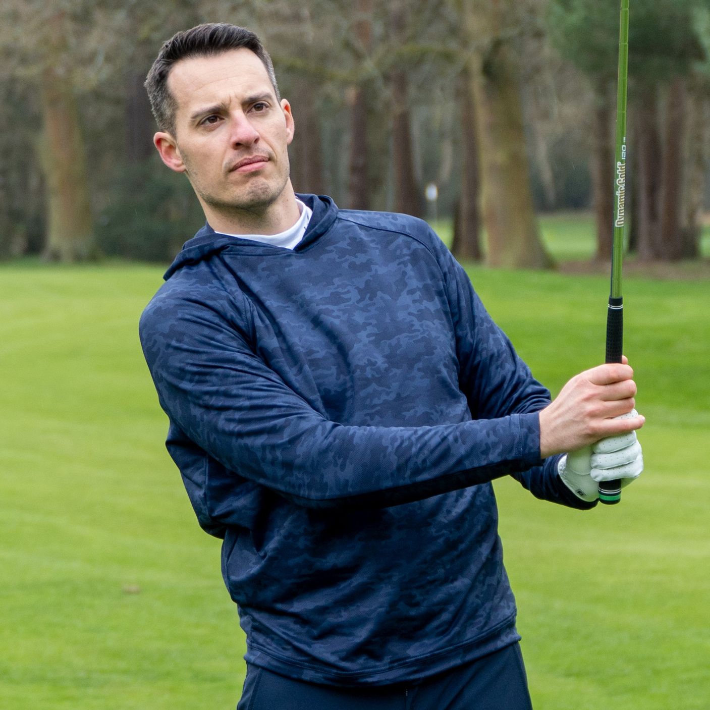 Peter Millar Pine Camo Performance Hoodie Review | Golf Monthly