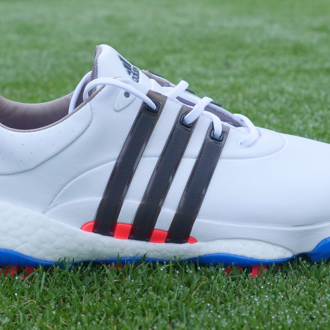 adidas ゴルフtour360 22 limited edition adidas TOUR 360 22 Golf Shoes Cloud White/Lucid Blue/Silver