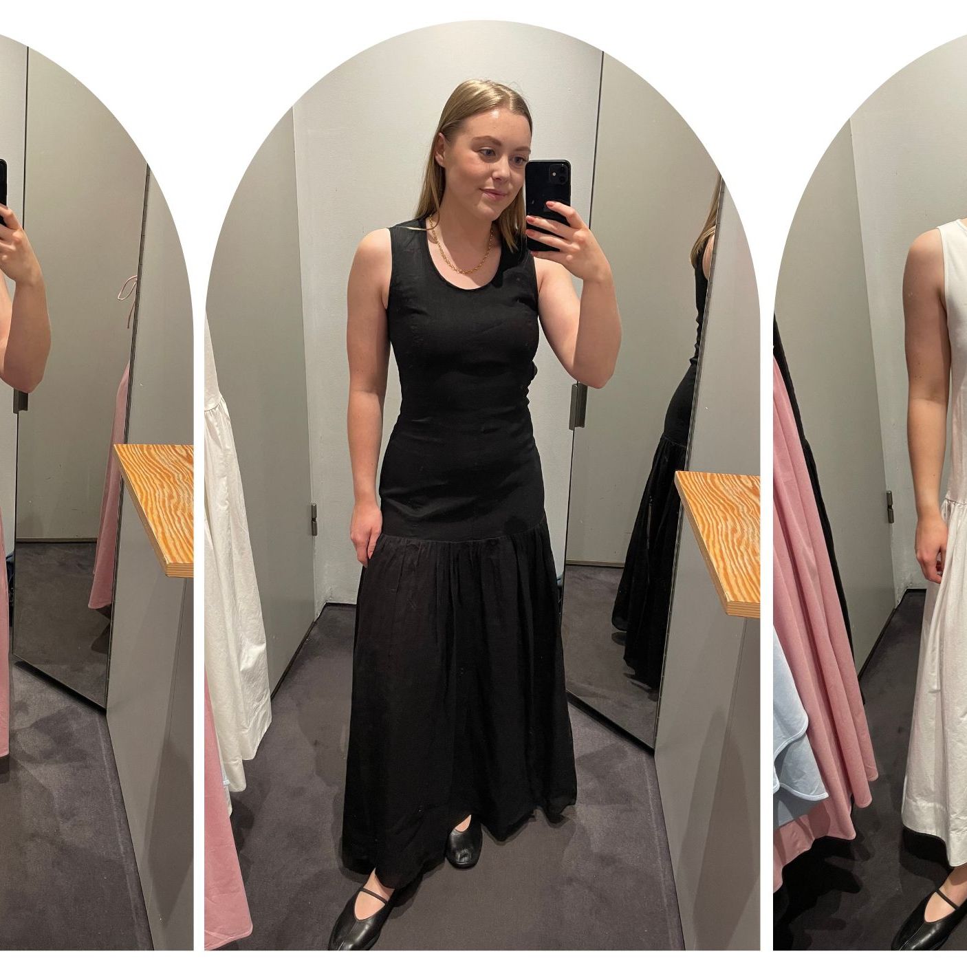 rose gold a line dress Rose Gold Long A-Line Formal Prom Dress 4226 Rose Gold / XSmall main image 1