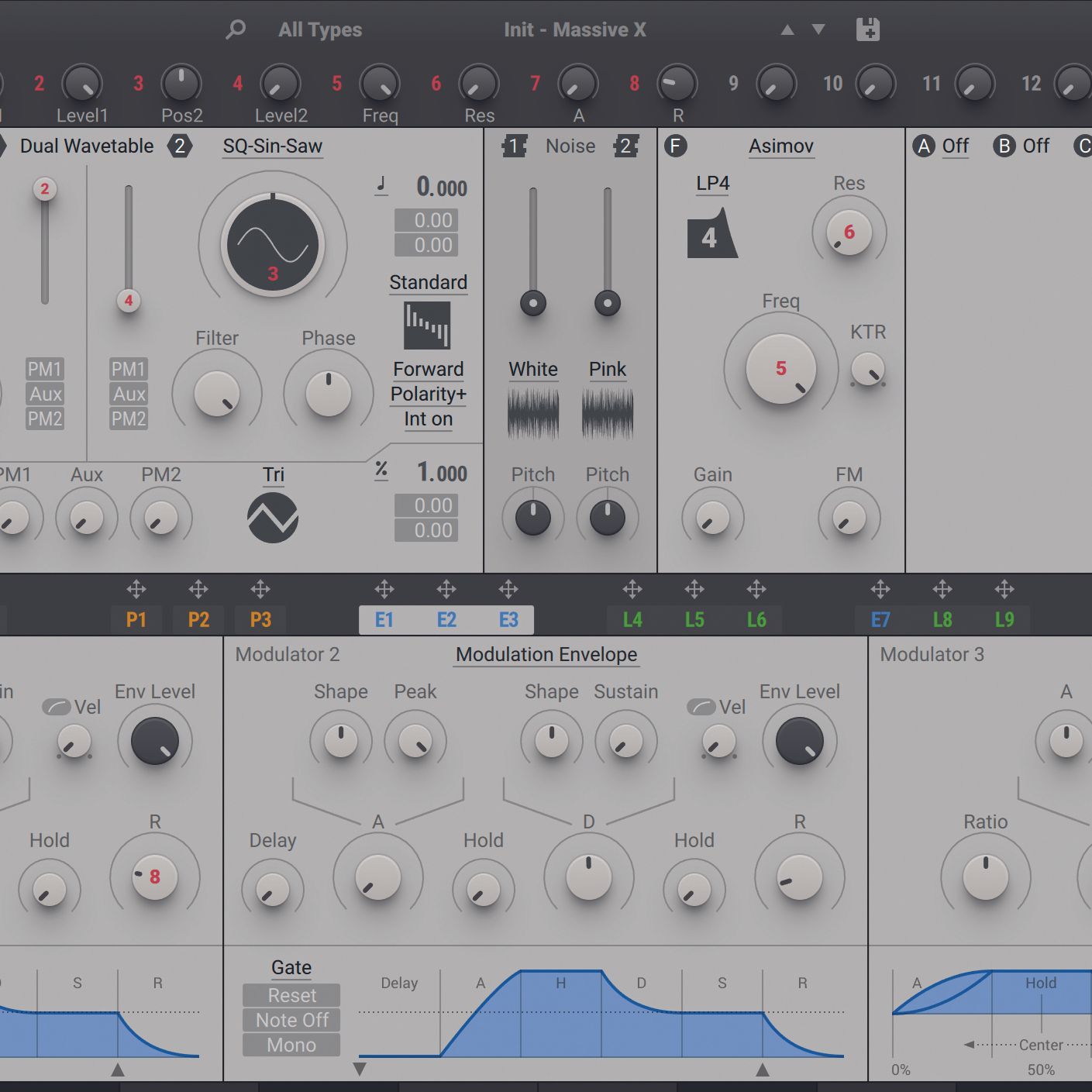 How to create an FM bassline using Massive X's phase
