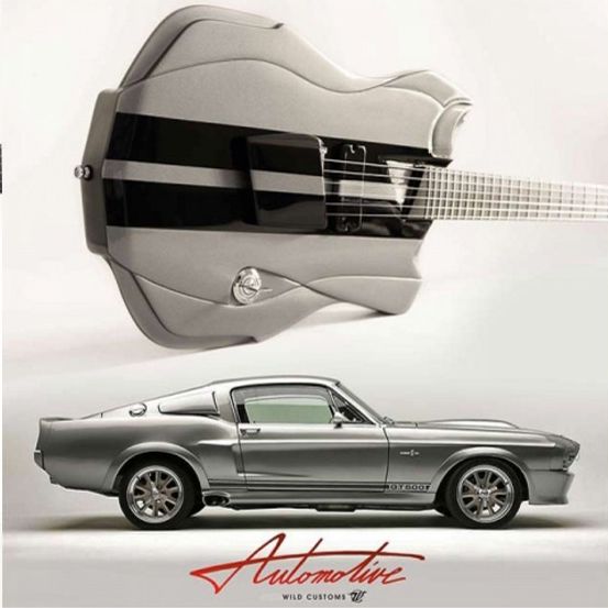 Wild Customs revs up 3 classic car-inspired electric guitars