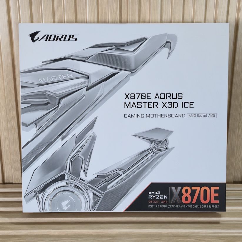 Gigabyte X870E Aorus Master X3D Ice Motherboard Review: Icy