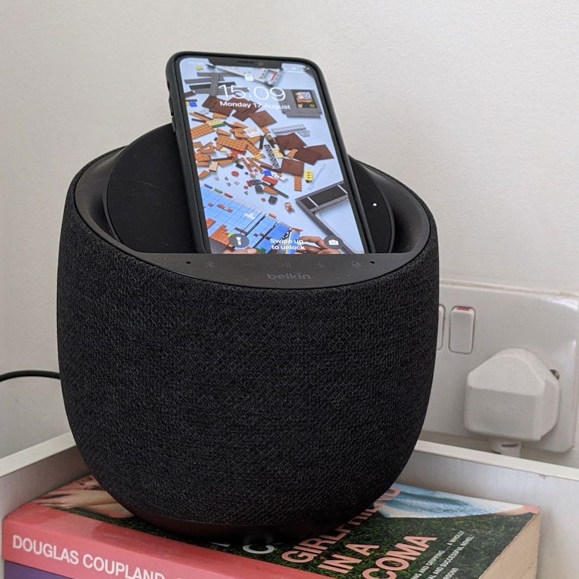 Belkin Soundform Elite ブラック Belkin Soundform Elite Hi-Fi Smart Speaker with Google