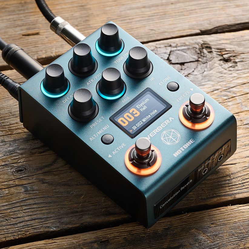 A stunningly good reverb pedal that sounds and operates like one