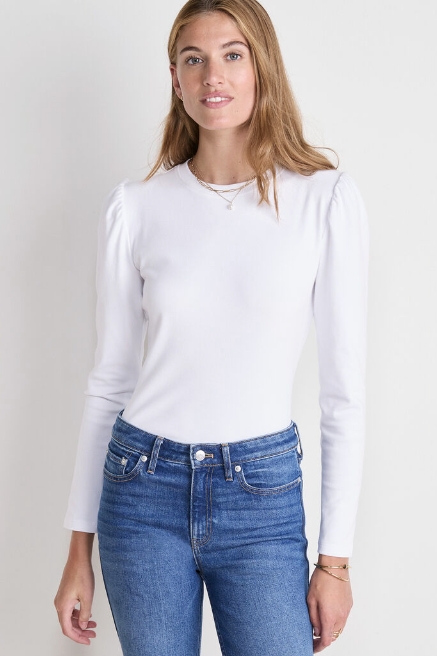 Deluxe Puff-Sleeve Top