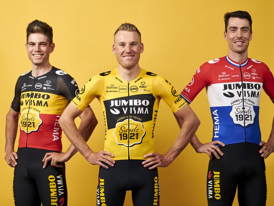 Jumbo-Visma unveil special-edition jersey for men's Paris-Roubaix