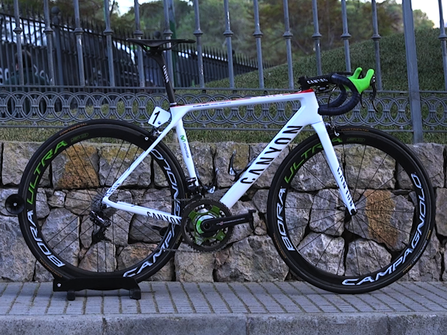 Alejandro Valverde's custom Canyon Ultimate CF SLX (Video
