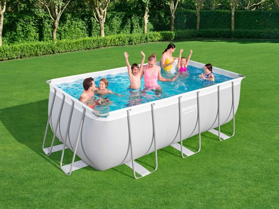 power steel rectangular pool