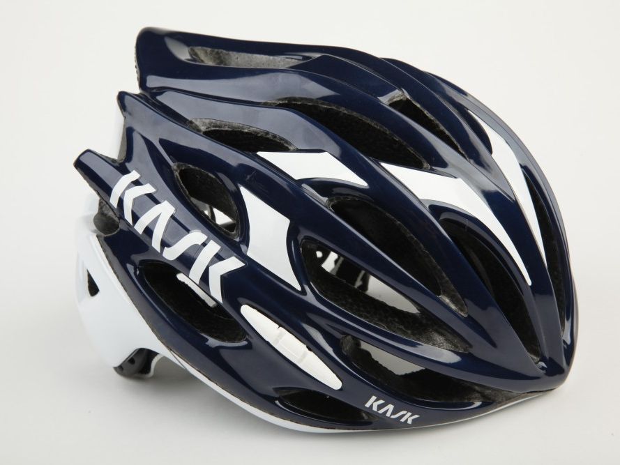 Kask Mojito Road Cycling Helmet in White and Dark Blue