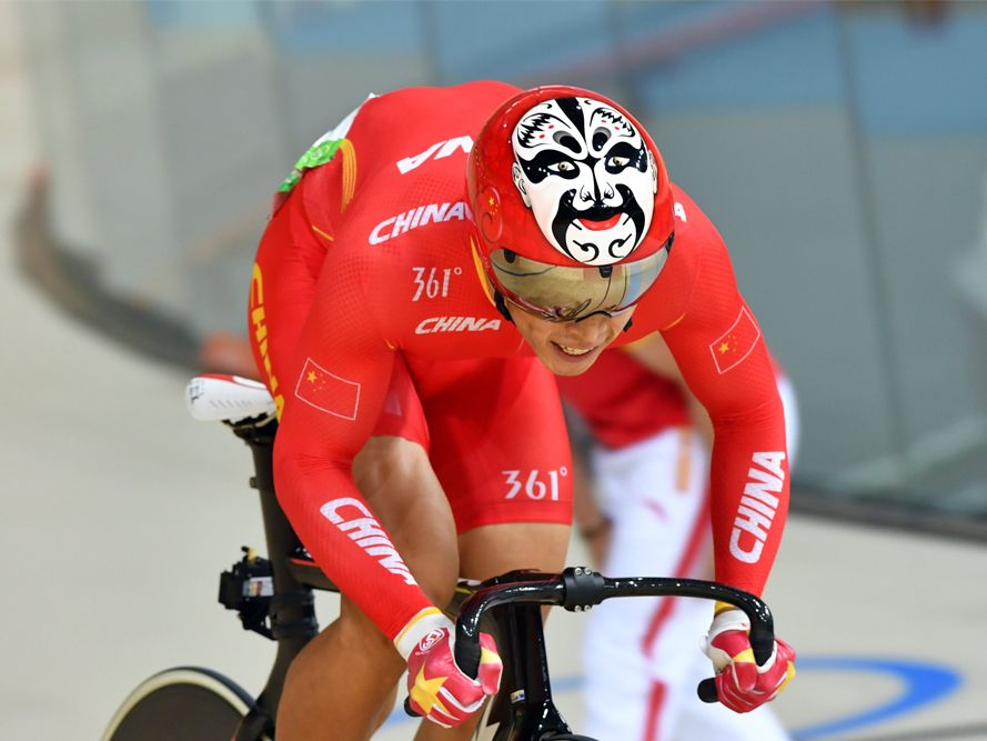 best chinese bike helmet What's the story behind China's creepy track cycling helmets?