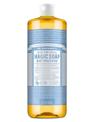 Dr. Bronner&amp;rsquo;s - Pure-Castile Liquid Soap (baby Unscented, 32 Ounce)