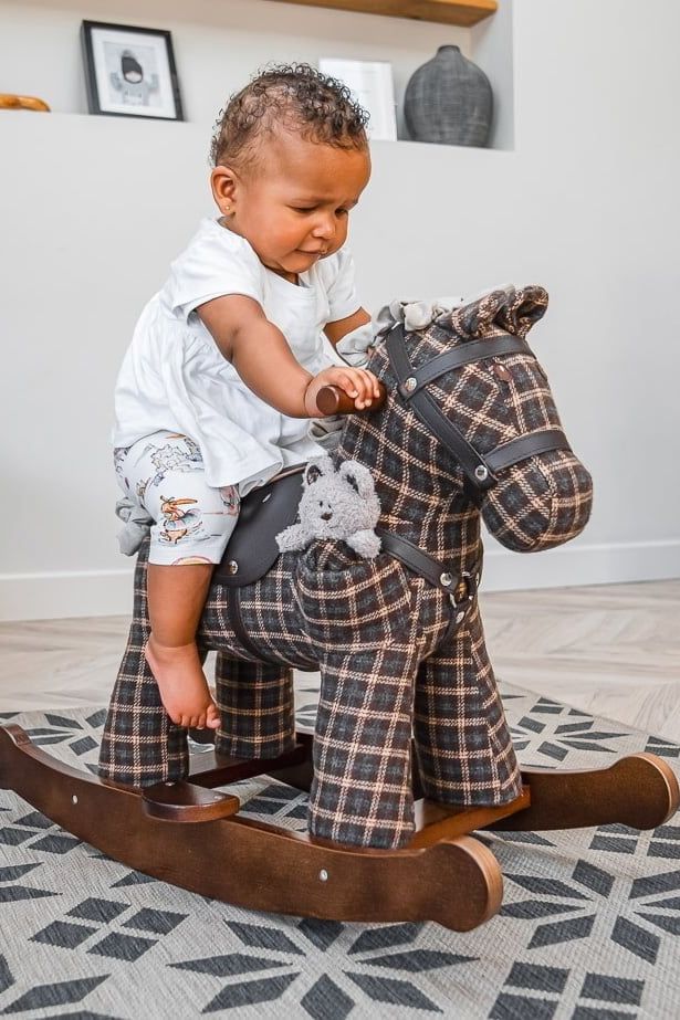 Rufus &amp;amp; Ted Rocking Horse - Suitable From 9 Months+