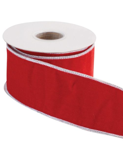 Red Barrel Studio&reg; Velvet Wired Ribbon(set of 2)