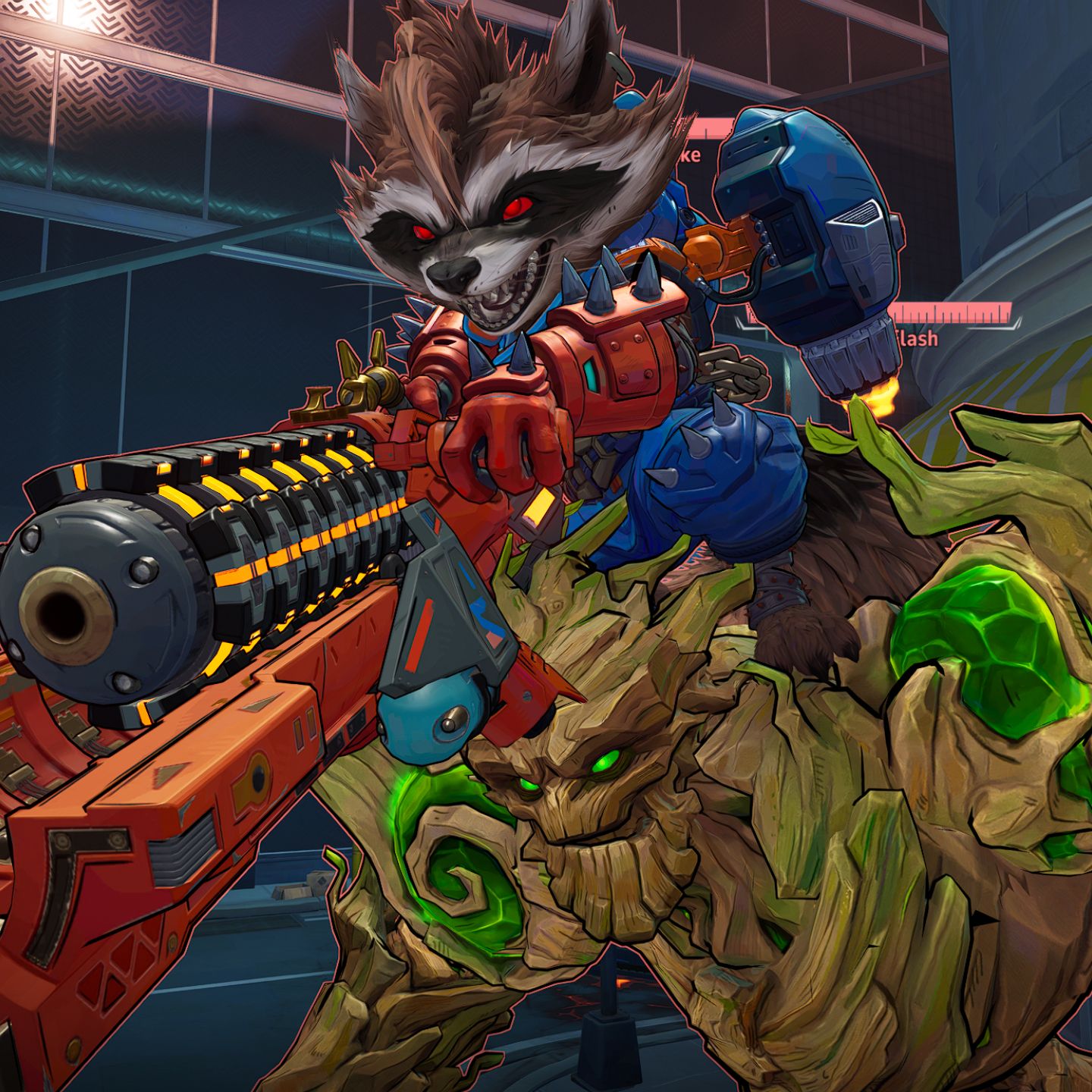 Rocket Raccoon Rivals Art