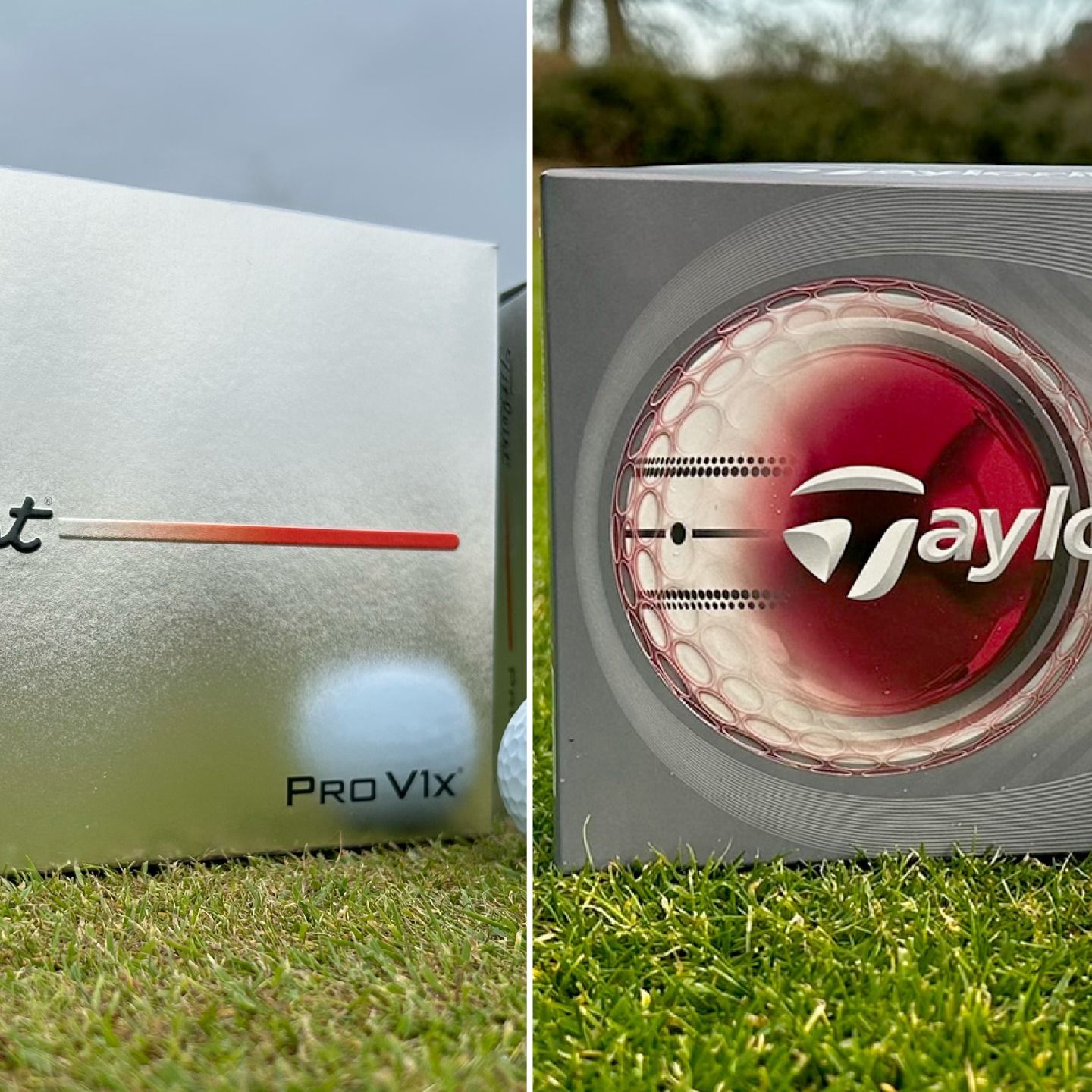 Titleist Pro V1x vs TaylorMade TP5x golf balls. | Golf Monthly