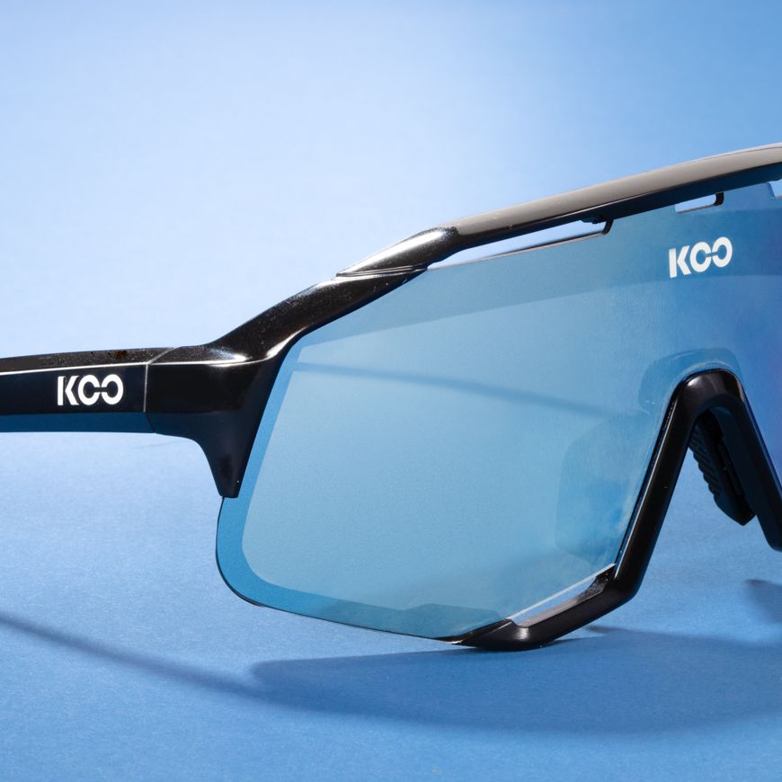 KOO Lunettes de Soleil - Spectro - Black Matt | Green Mirror