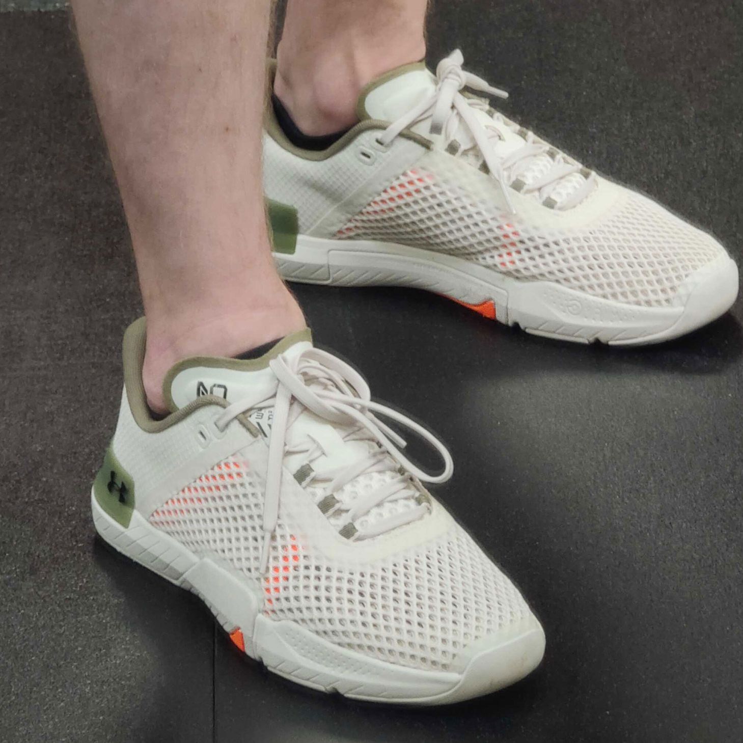 Under Armour Tribase Reign 4 Training Shoes Mens Size 11.5 White Blue Green Chaussures Training Under Armour Reign 6 Bleu/Gum Homme  main image 3