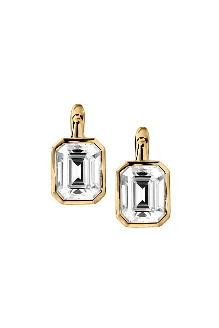 Odette Earrings in Moissanite