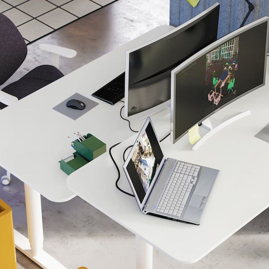 デスク イケア IKEA BEKANT IKEAの電動式スタンディングデスクBEKANT（ベカント）｜スタンディング