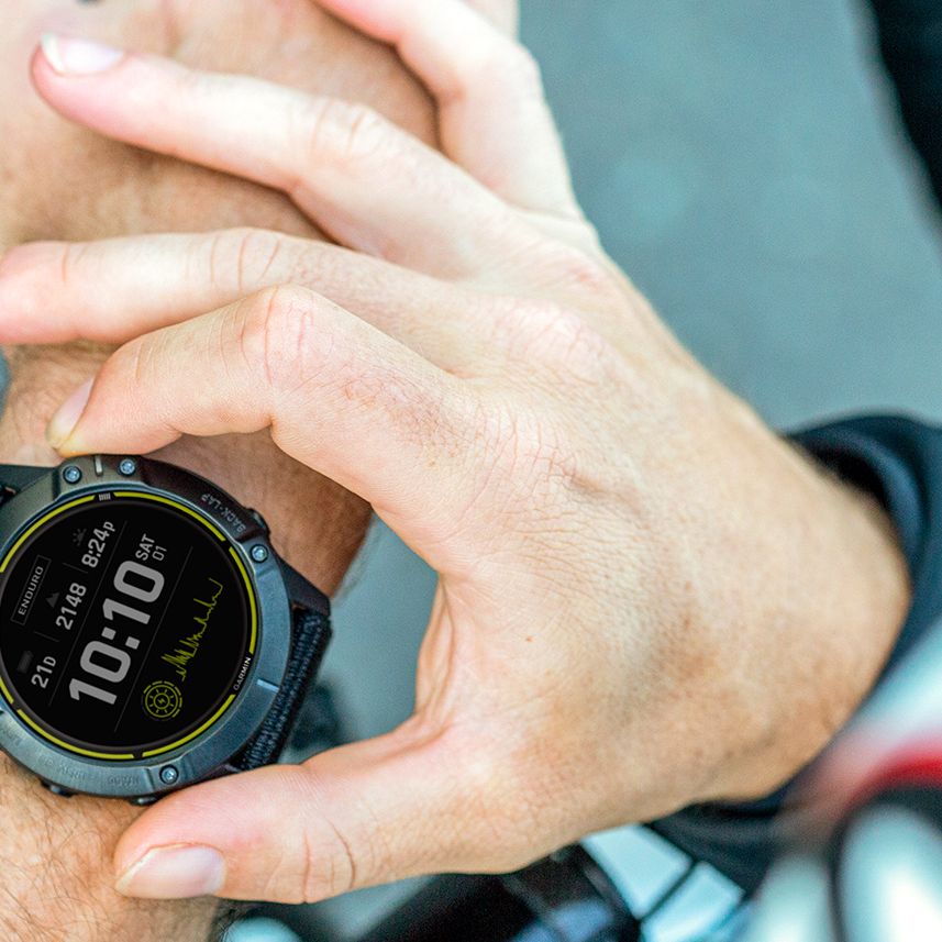 【美品】Garmin ガミン Enduro Dual Power (4705) Garmin Enduro™ 2 Carbon Gray DLC Titanium w/Black UltraFit Nylon