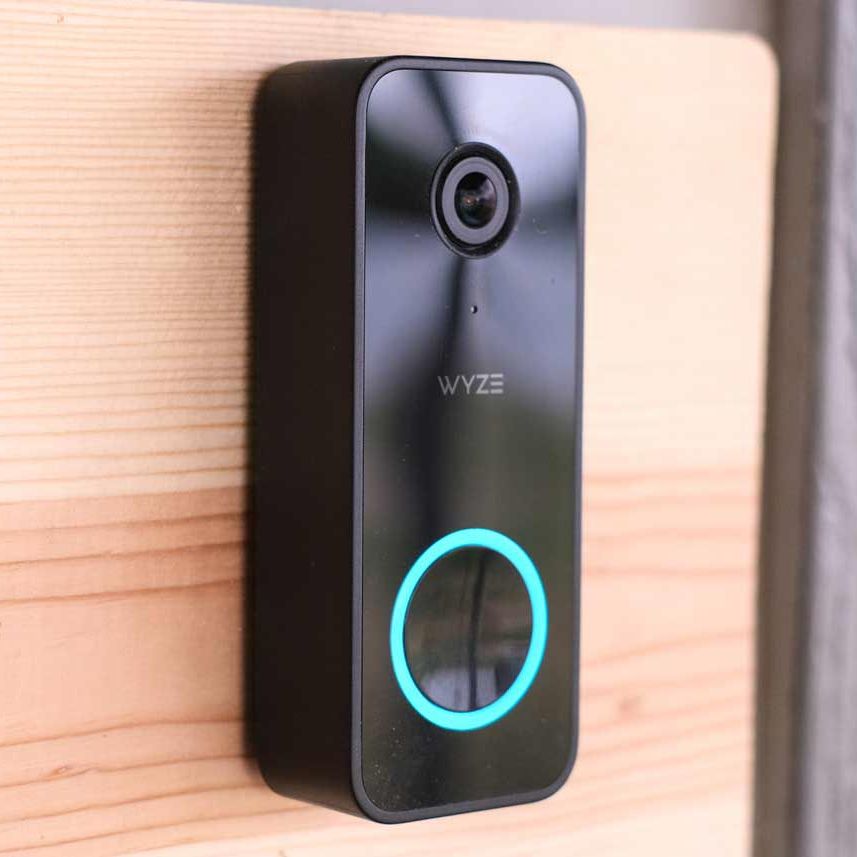 Wyze Video Doorbell V2 Wired, 2K Head-to-Toe View, 24/7 Local Recording With MicroSD, Works With Existing Chime