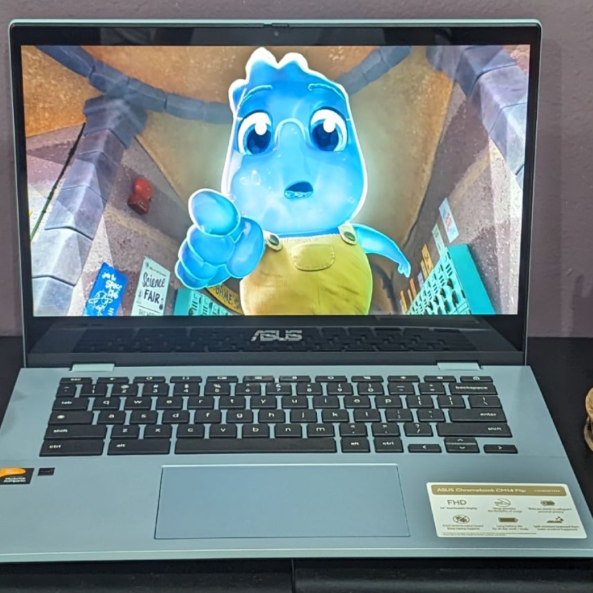 ASUS Chromebook CM1402 14" FHD Laptop - MediaTek Kompanio 520, 4GB RAM, 64GB EMMC