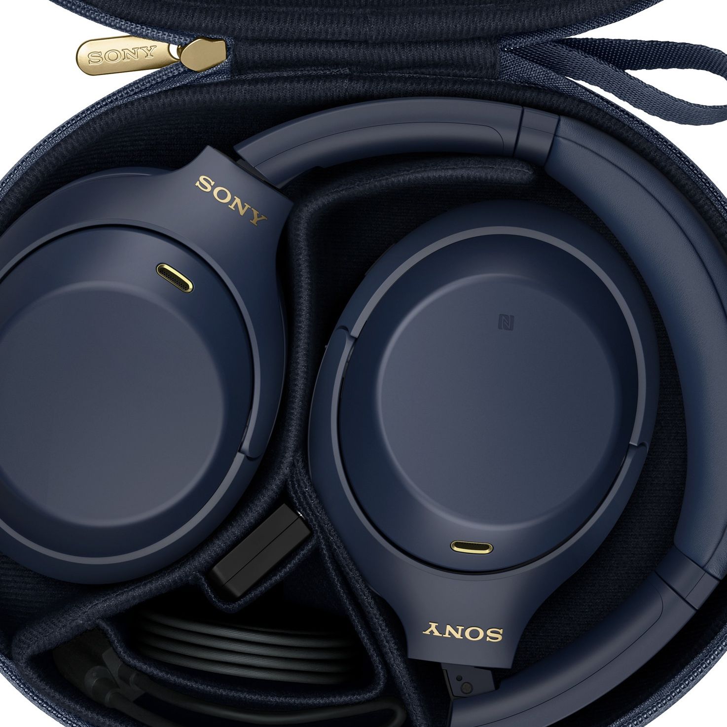 SONY WH-1000XM4 ネイビー Sony WH-1000XM4 Noise Cancellation Wireless Bluetooth Over-Ear