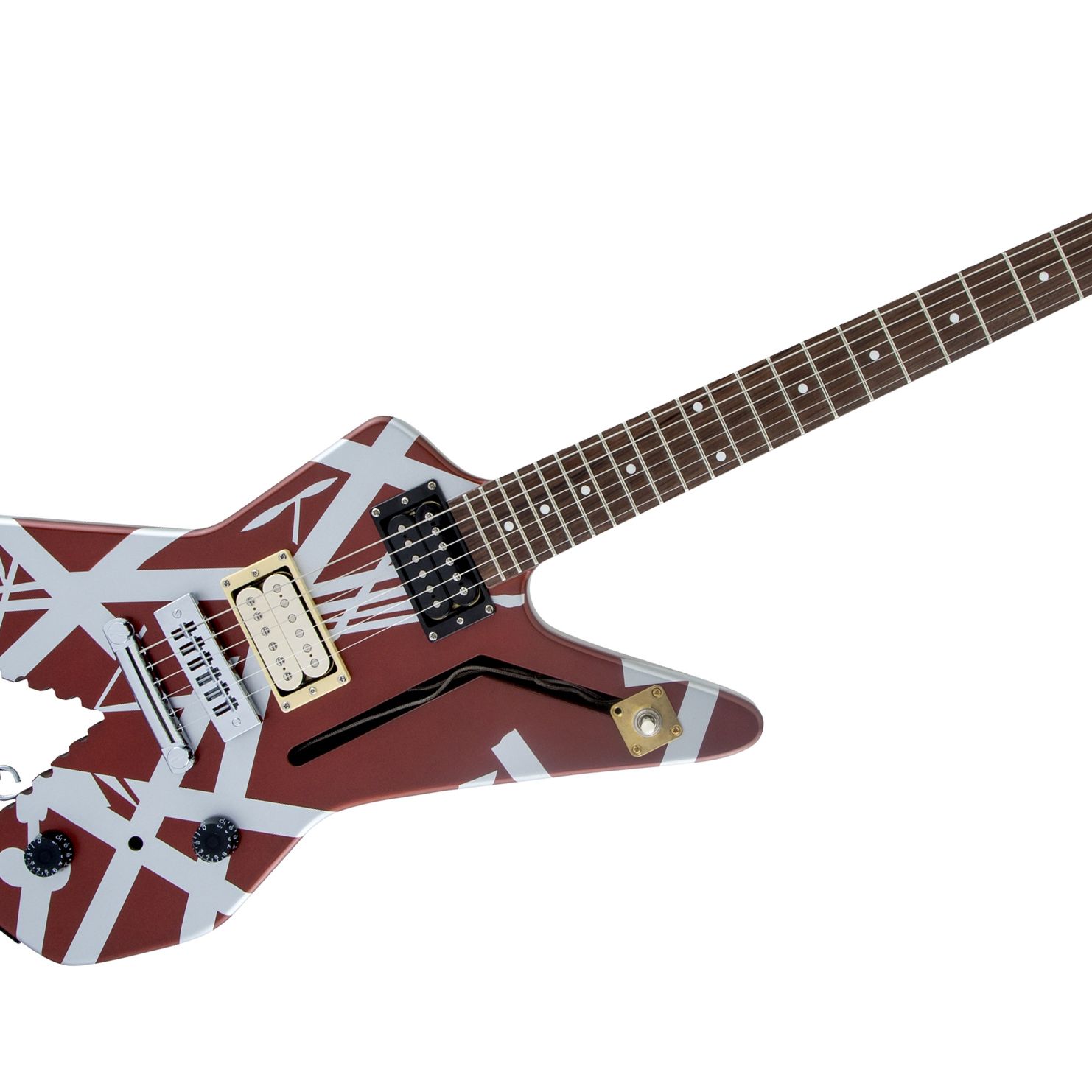 ギター EVH SHARK 2019 VAN HALEN NAMM 2019: EVH launches the Striped Shark, an electric guitar with