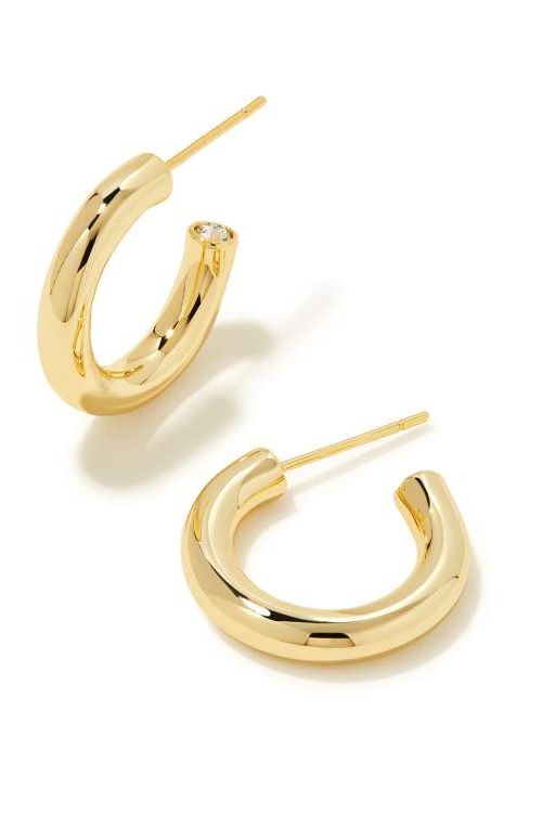 Colette Huggie Earrings in Gold