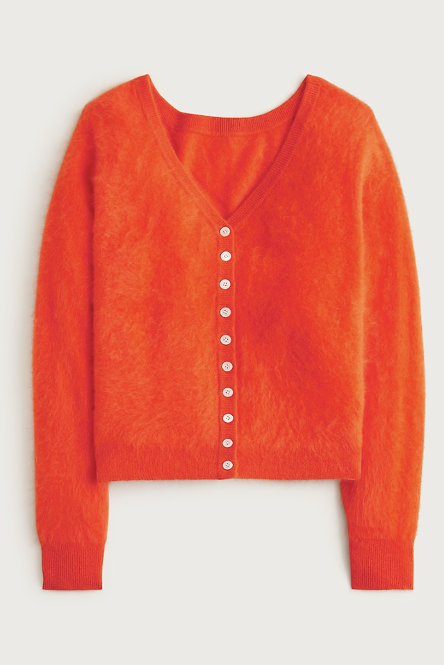 J.Crew, Brushed Cashmere Relaxed-Fit Reversible Cardigan