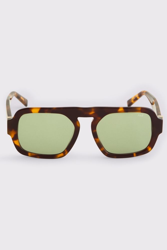 Rectangular Aviator Sunglasses