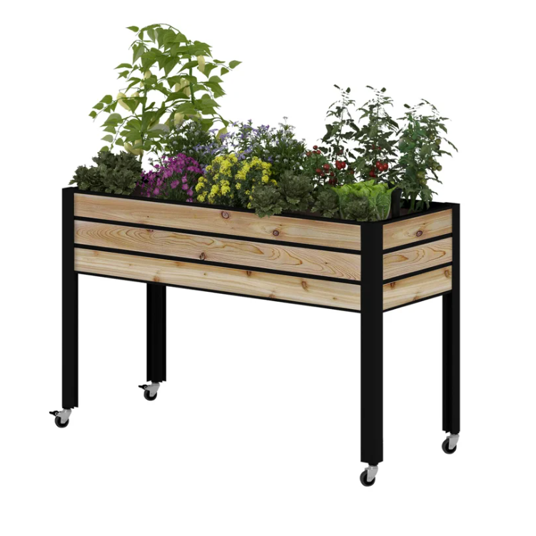 CedarCraft Self-watering Slat Planter