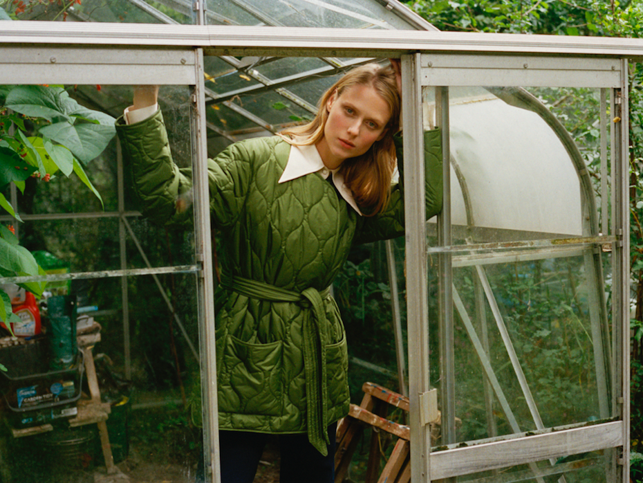 Barbour by Alexachung ロングコート UK10