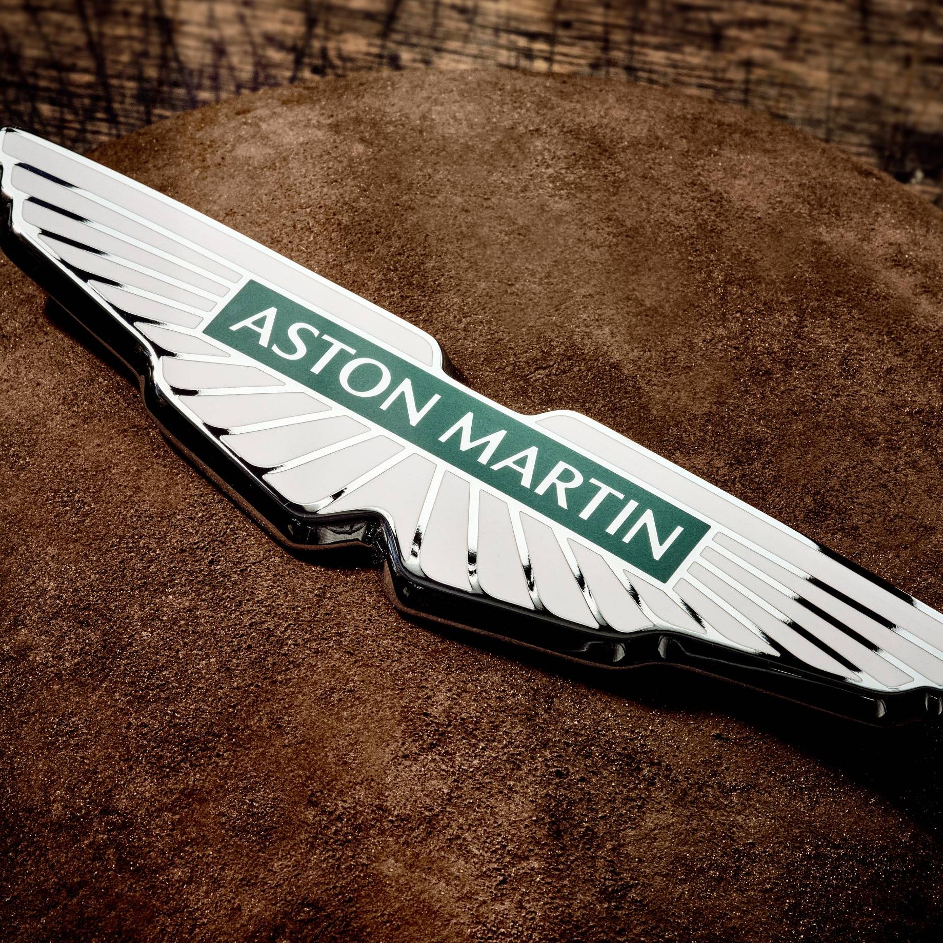 A Pair Of Motor Car Racing Patches Sew / Iron On Badges Aston Martin (a) - Foto 2