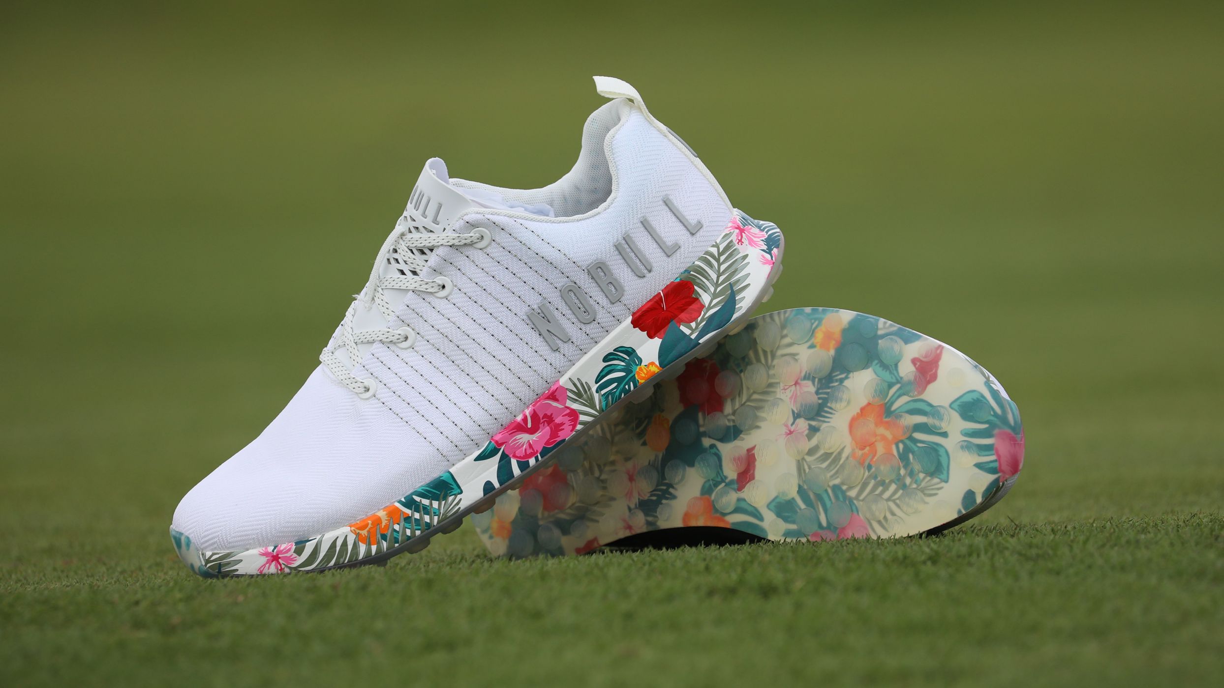 nobuプロフ必読 NOBULL Black Midnight Tropical Floral IMPACT Size 12 Sneakers